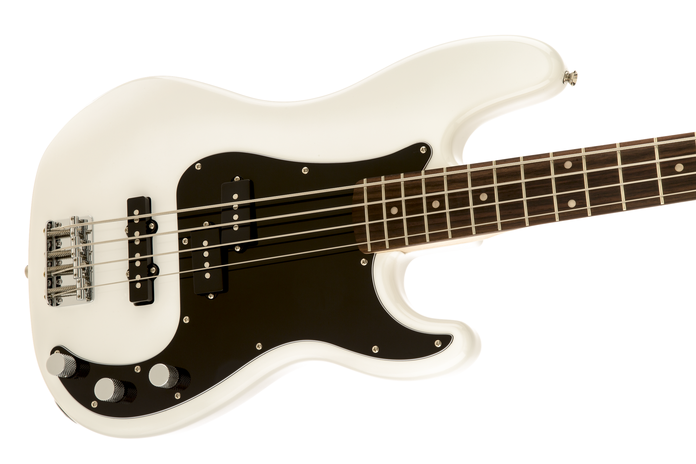 Squier Affinity Series Precision Bass, PJ Olympic White 0370500505