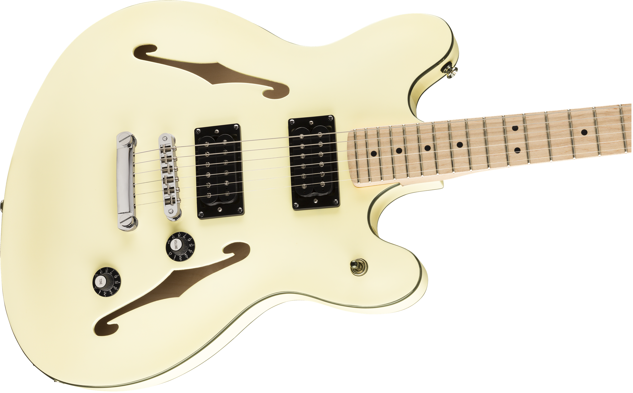 Squier Affinity Series Starcaster, Maple Fingerboard, Olympic White 0370590505