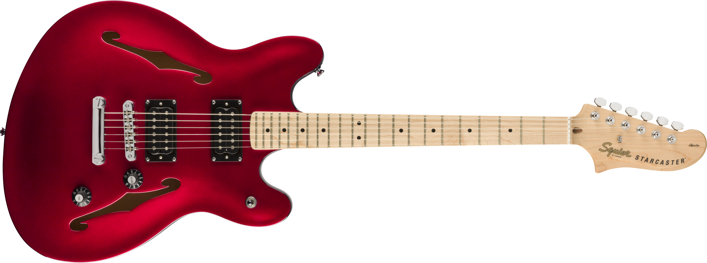 Squier Affinity Series Starcaster, Maple Fingerboard, Candy Apple Red 0370590509