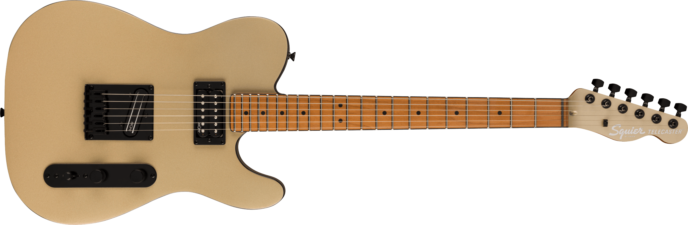 Squier Contemporary Telecaster Roasted Maple Fingerboard Shoreline Gold F-0371225544