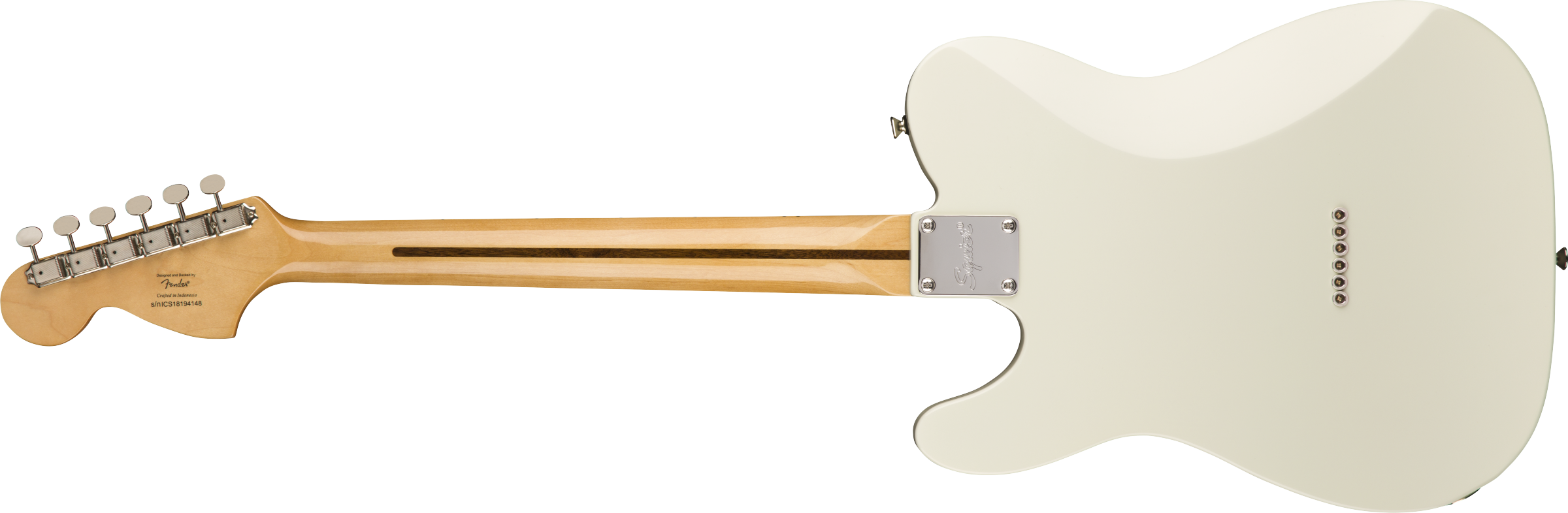 Squier Classic Vibe 70s Telecaster Deluxe, Maple Fingerboard, Olympic White 0374060505