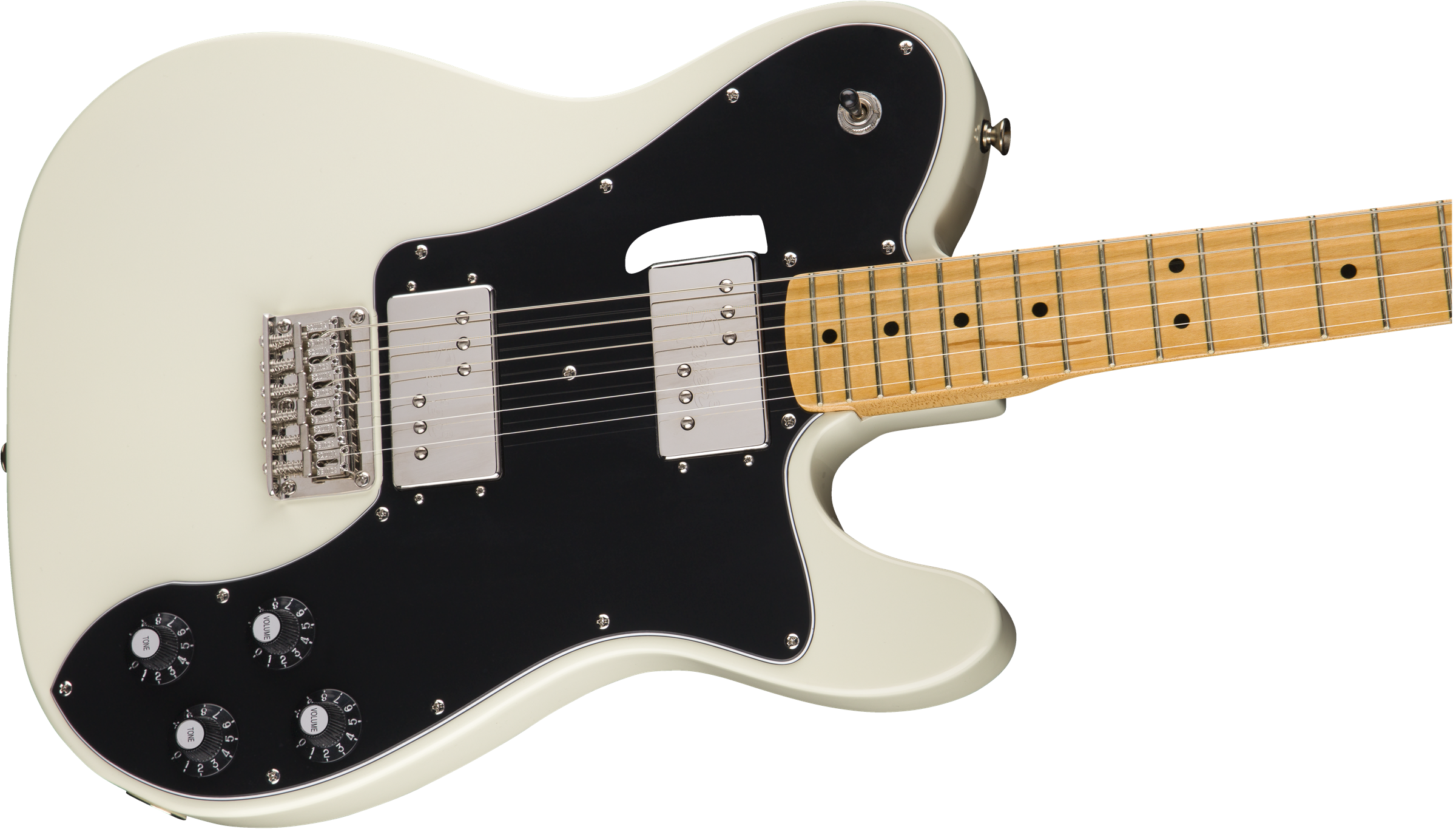 Squier Classic Vibe 70s Telecaster Deluxe, Maple Fingerboard, Olympic White 0374060505