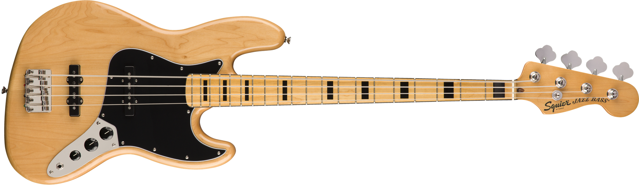 ベース Classic Vibe '70s Jazz Bass Natural Squier - Classic Vibe 70s Jazz Bass - Natural #0374540521