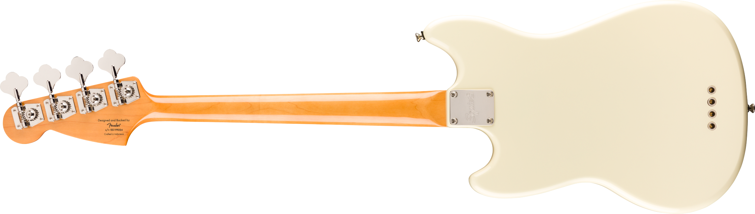 Squier Classic Vibe 60s Mustang Bass, Laurel Fingerboard, Olympic White 0374570505