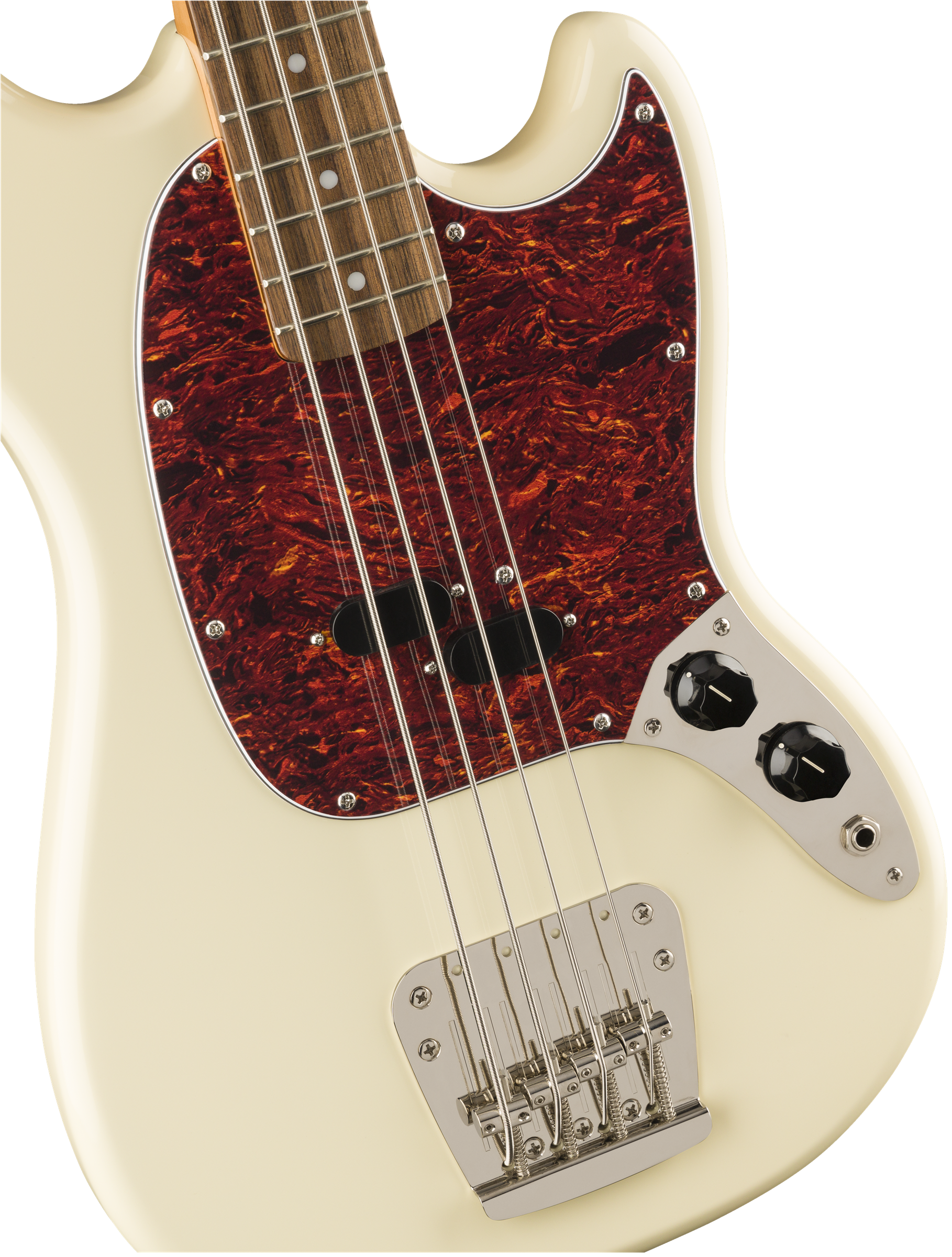 Squier Classic Vibe 60s Mustang Bass, Laurel Fingerboard, Olympic White 0374570505