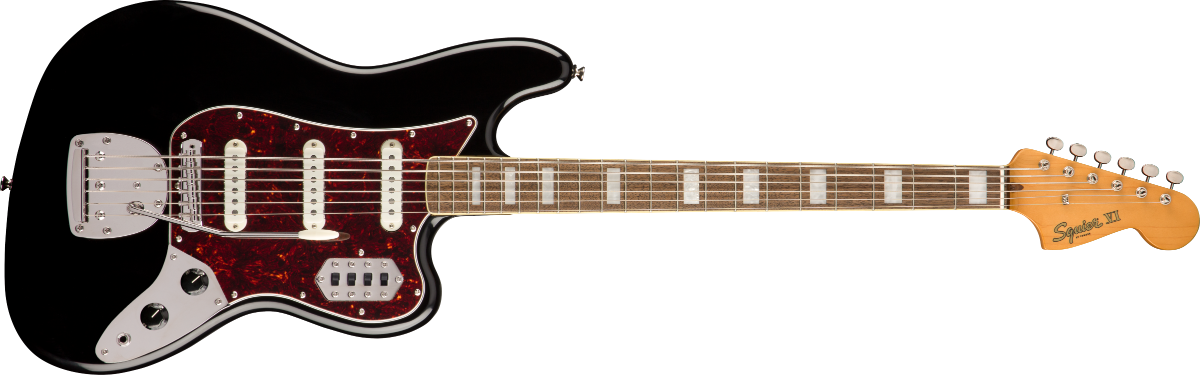 ギター Squier Bass VI Squier Classic Vibe Bass VI, Black 0374580506