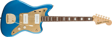 SQUIER 40th Anniversary Jazzmaster Gold Edition Gold Anodized Pickguard, Lake Placid Blue 0379420502
