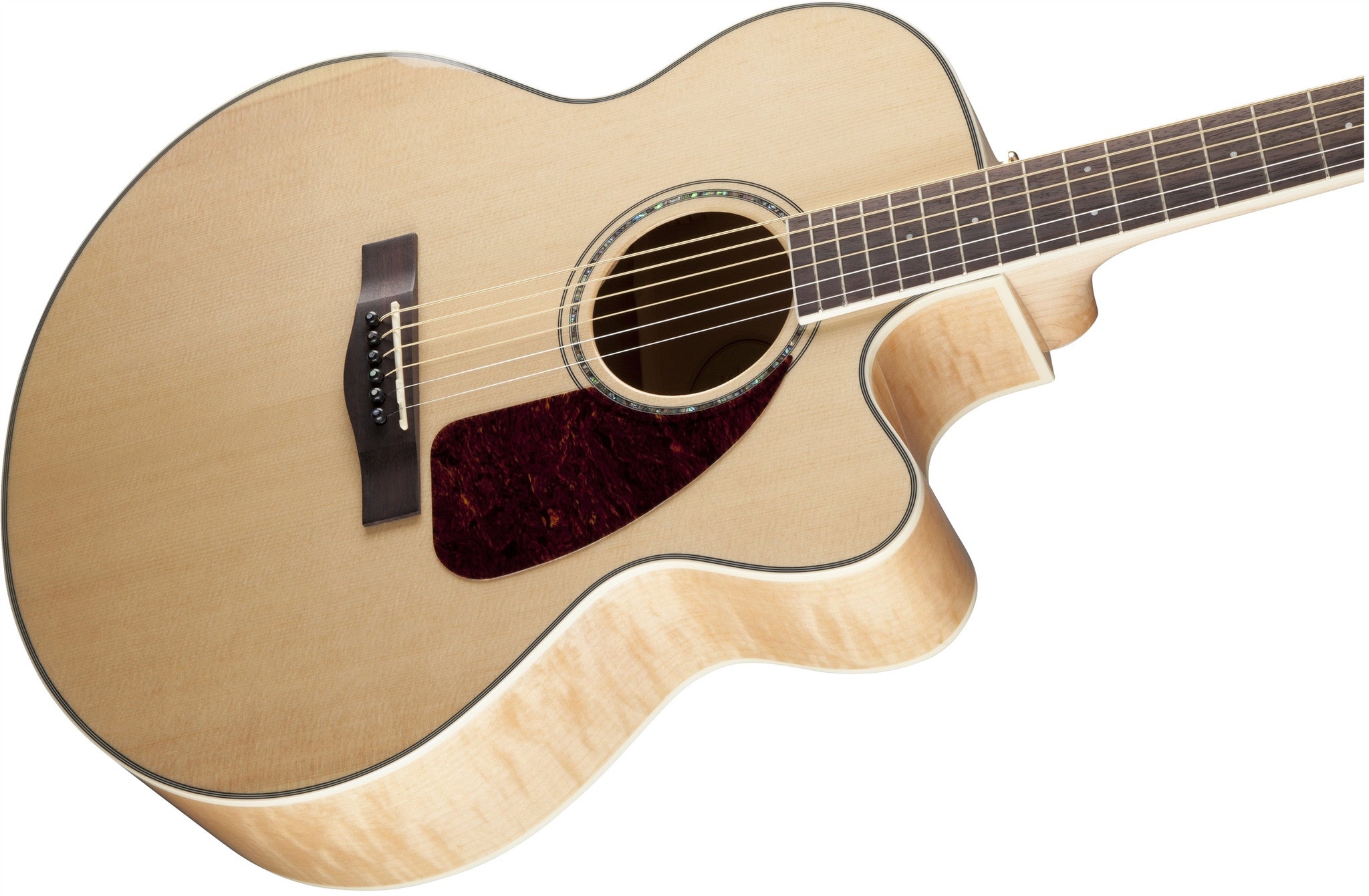 Fender CJ-290SCE Jumbo Maple with Case, Natural 0961565221 - L.A. Music - Canada's Favourite Music Store!