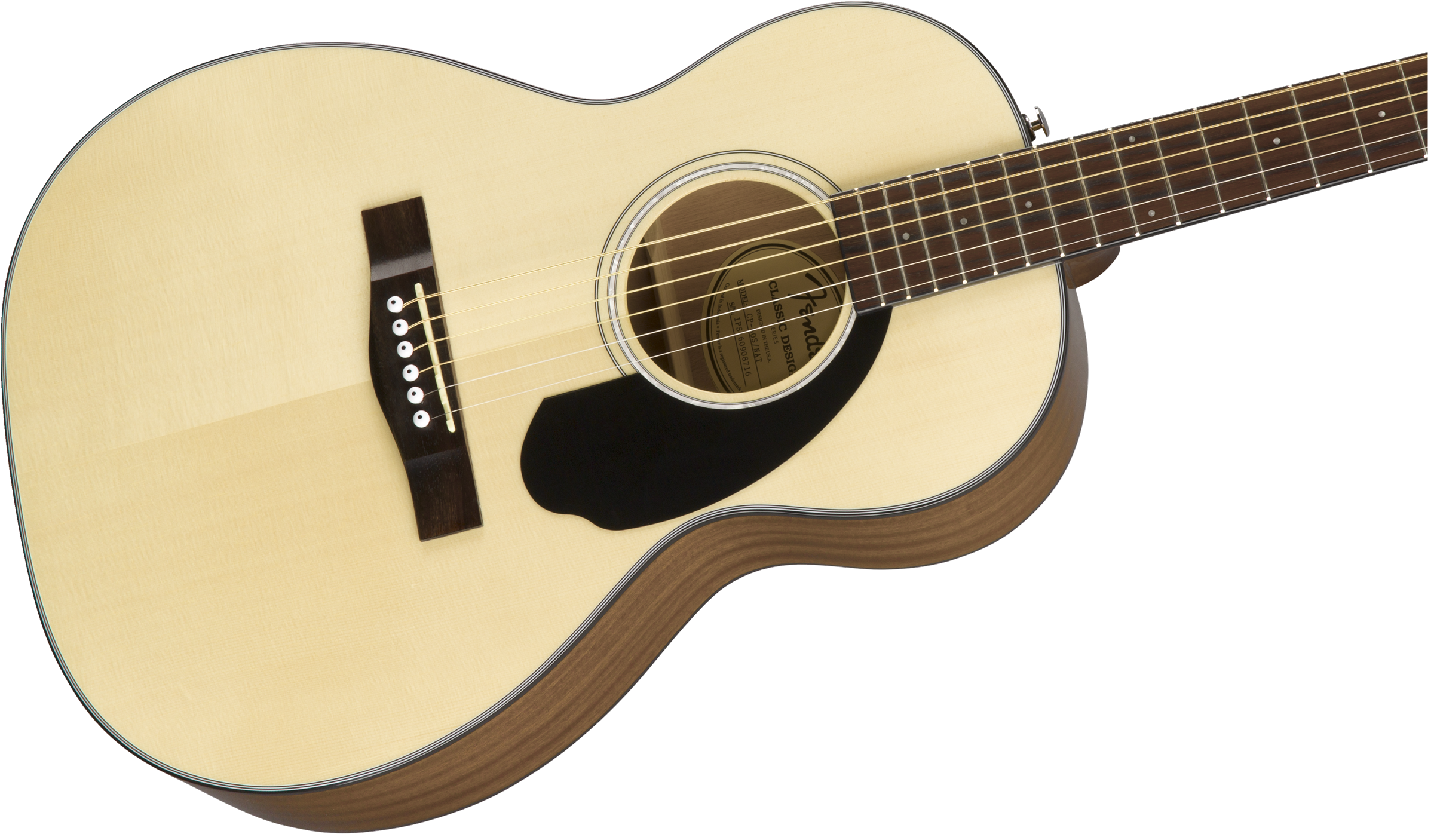 Fender CP-60S Parlor, Walnut Fingerboard, Natural 0970120021