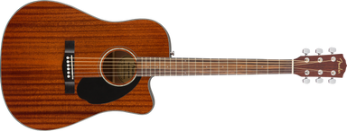 Fender CD-60SCE Dreadnought, Walnut Fingerboard, All-Mahogany 0970113022