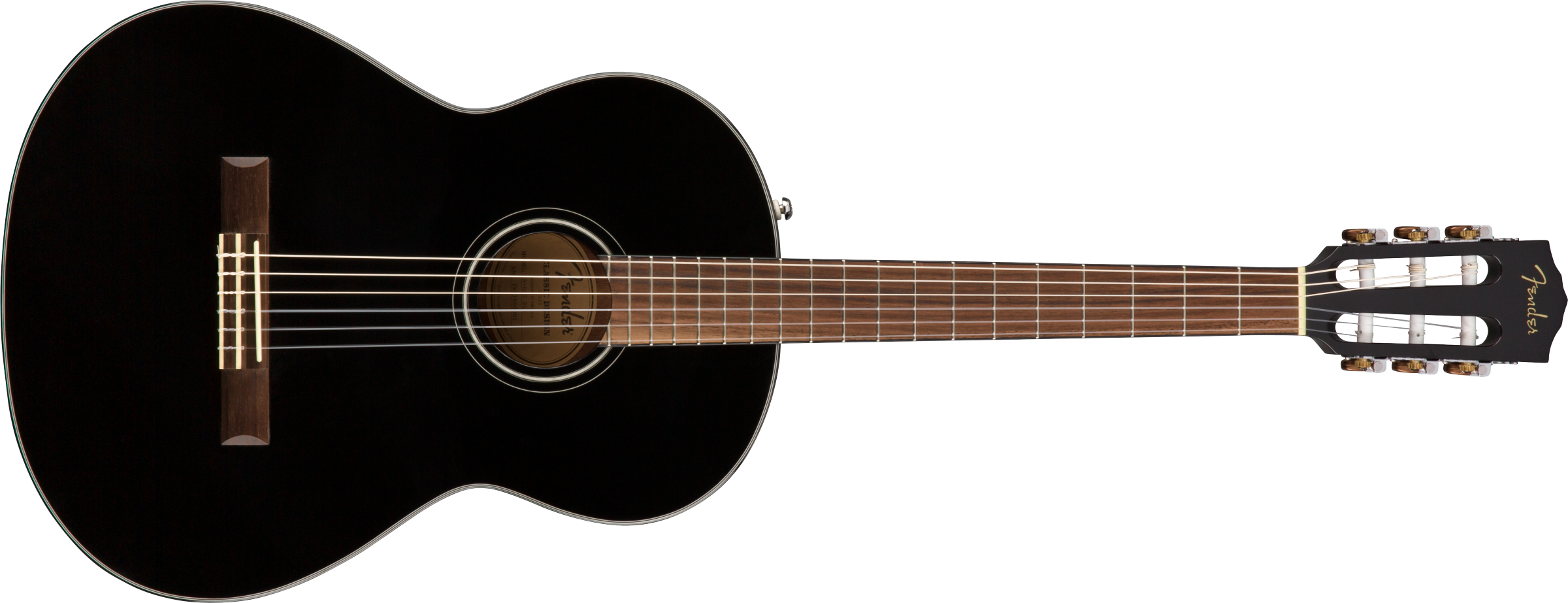 Fender CN 60S Nylon Walnut Fingerboard Black 0970160506 L.A. Music