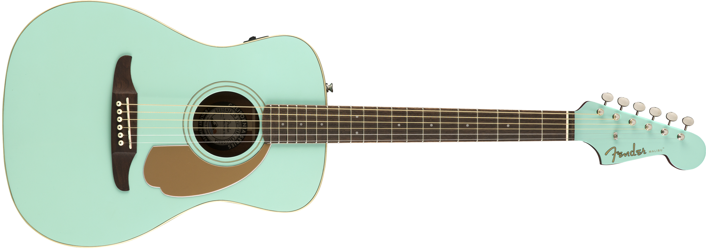 FENDER Malibu Player ACOUSTIC ELECTRIC Aqua Splash L.A. Music