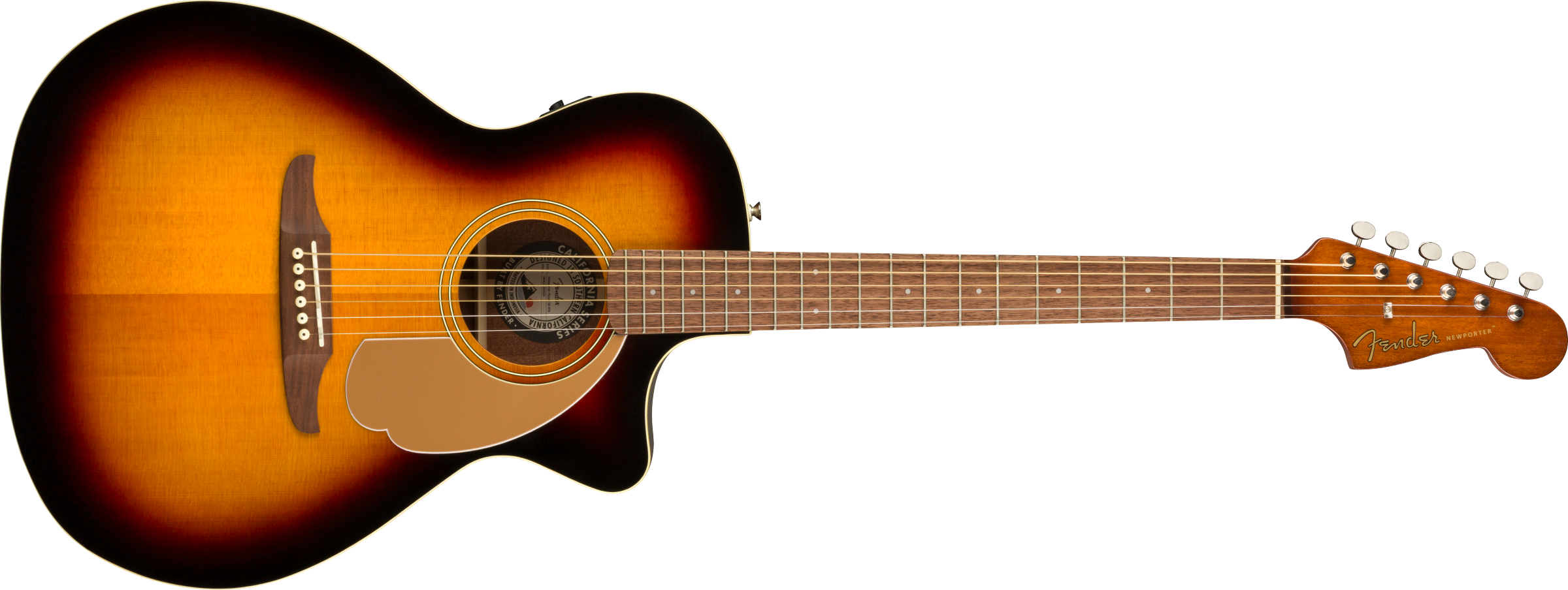 Fender Newporter Player Walnut Fingerboard, Sunburst F-0970743003