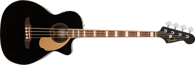 Fender Kingman Acoustic Bass, Walnut Fingerboard, Black 0970743106