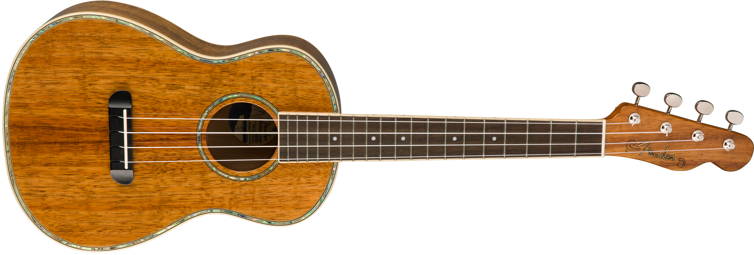 Fender Montecito Tenor Ukulele, Walnut Fingerboard, Natural 0971650121