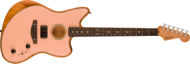 Fender Acoustasonic Player Jazzmaster Rosewood Fingerboard, Shell Pink 0972233156