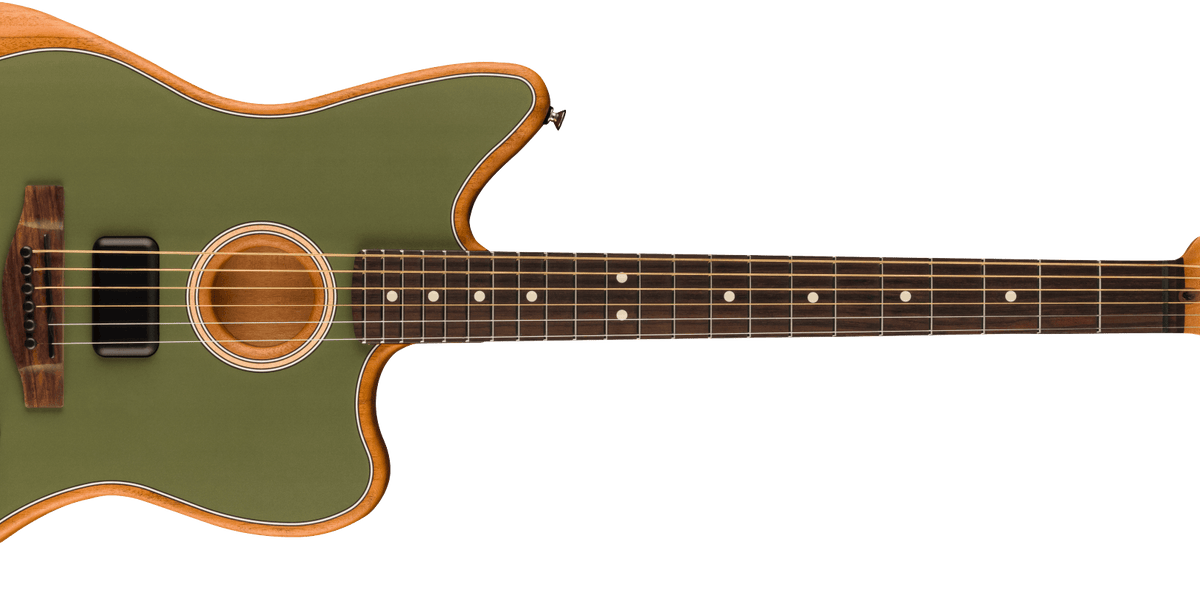 本日最終日　AcoustaSonic player jazzmaster Fender Acoustasonic Player Jazzmaster review