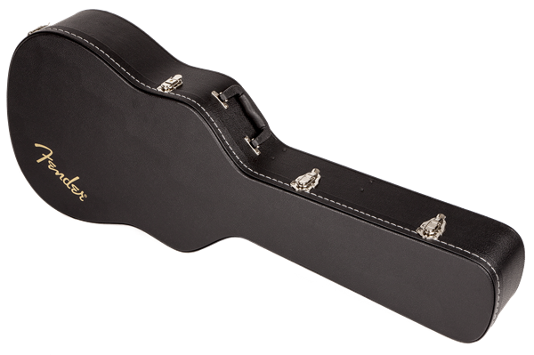 Fender Flat-Top Dreadnought Acoustic Guitar Hard Shell Case Black F-0996203306