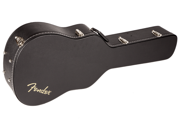 Fender Flat-Top Dreadnought Acoustic Guitar Hard Shell Case Black F-0996203306