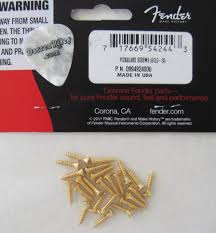 Fender Pickguard Screws GOLD 0994924000