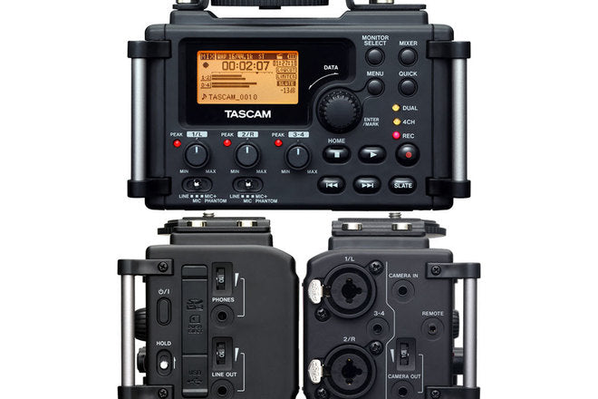 TASCAM DR-60DMKII PORTABLE RECORDER FOR DSLR — L.A. Music TASCAM DR-60DMKII PORTABLE RECORDER FOR DSLR — L.A. Music