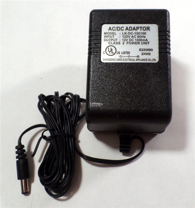 PK Power AC DC Adapter For Model LKDC120100 — L.A. Music