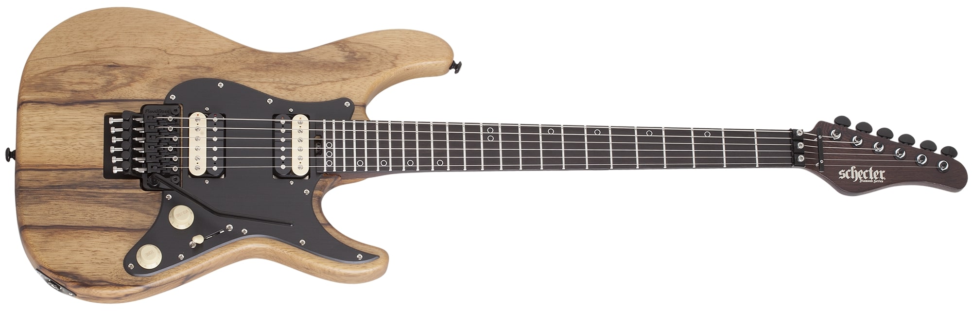 ギター HUMBLE SUGAR HAYASHI CRAFT OVER DRIVE Schecter Sun Valley Super Shredder Exotic Black Limba Electric Guitar