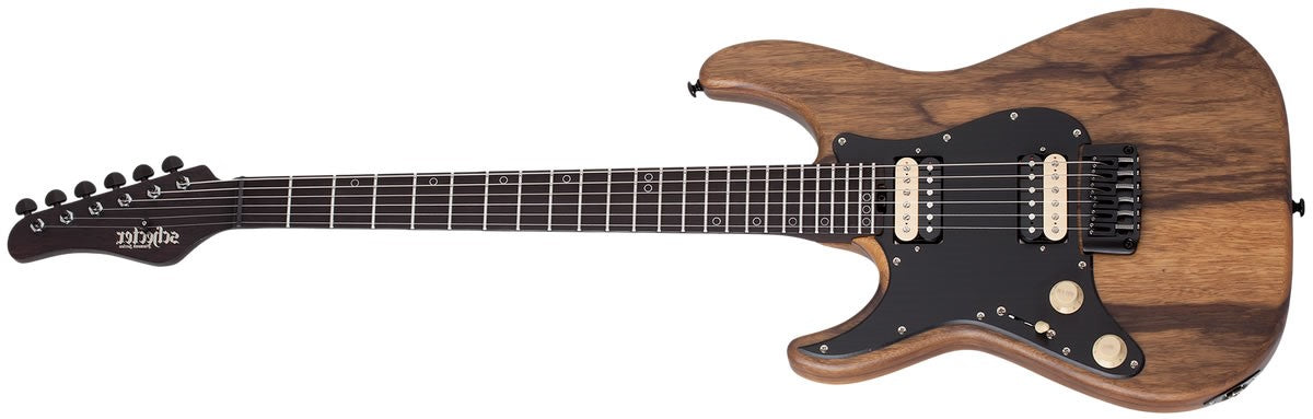 Schecter Sun Valley Super Shredder Exotic Hardtail Black Limba Left-Handed Black Limba 1271-SHC