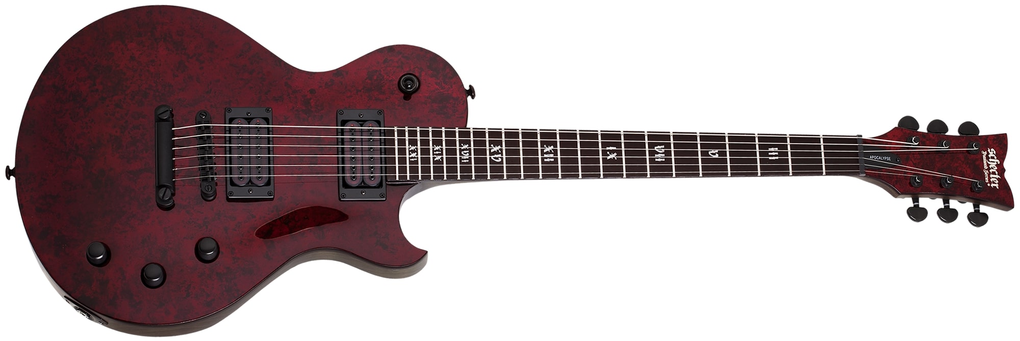 Schecter Solo-II Apocalypse Electric Guitar Red Reign 1293-SHC 