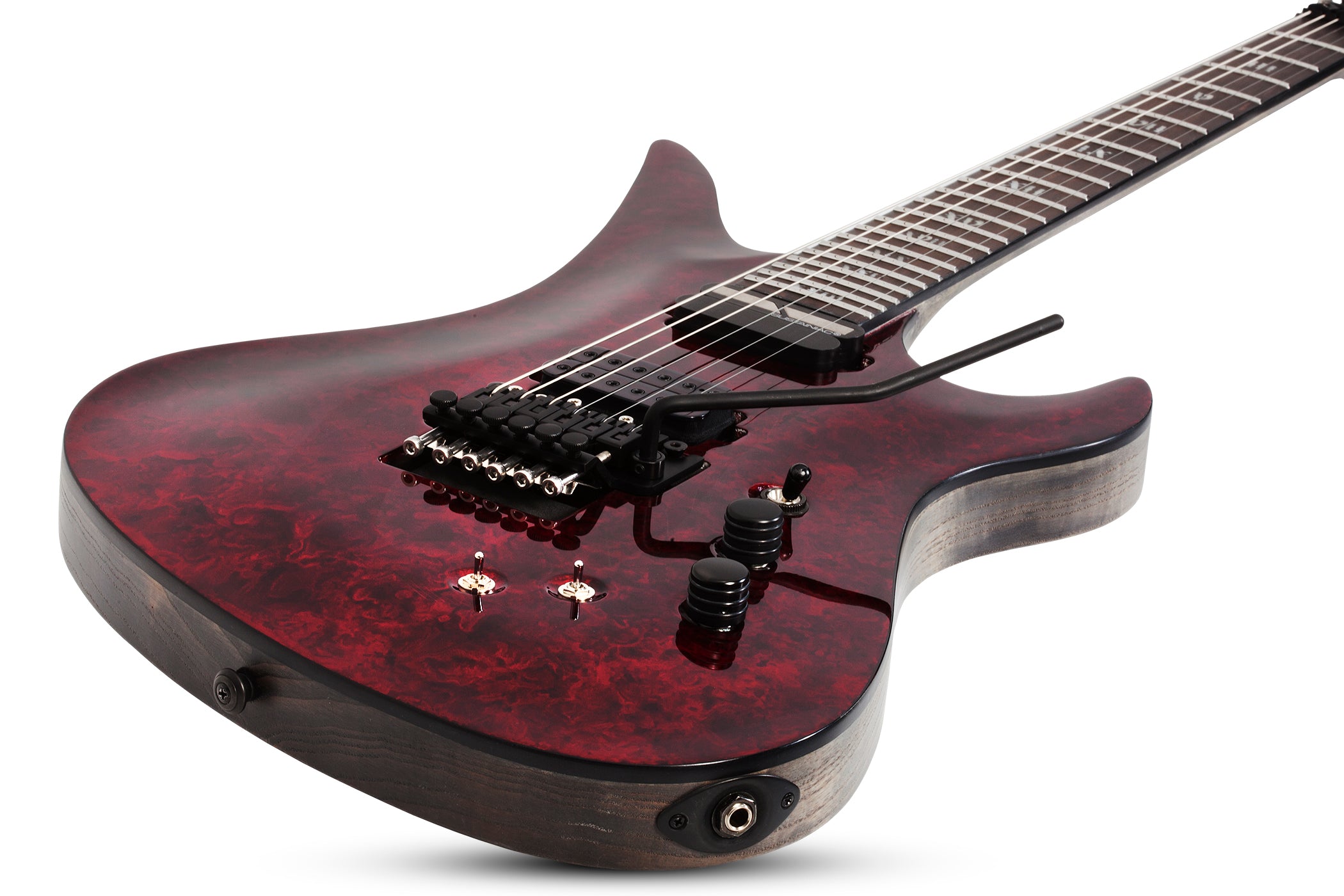 Schecter Avenger FR S Sustainiac Apocalypse Electric Guitar, Red Reign 1308-SHC