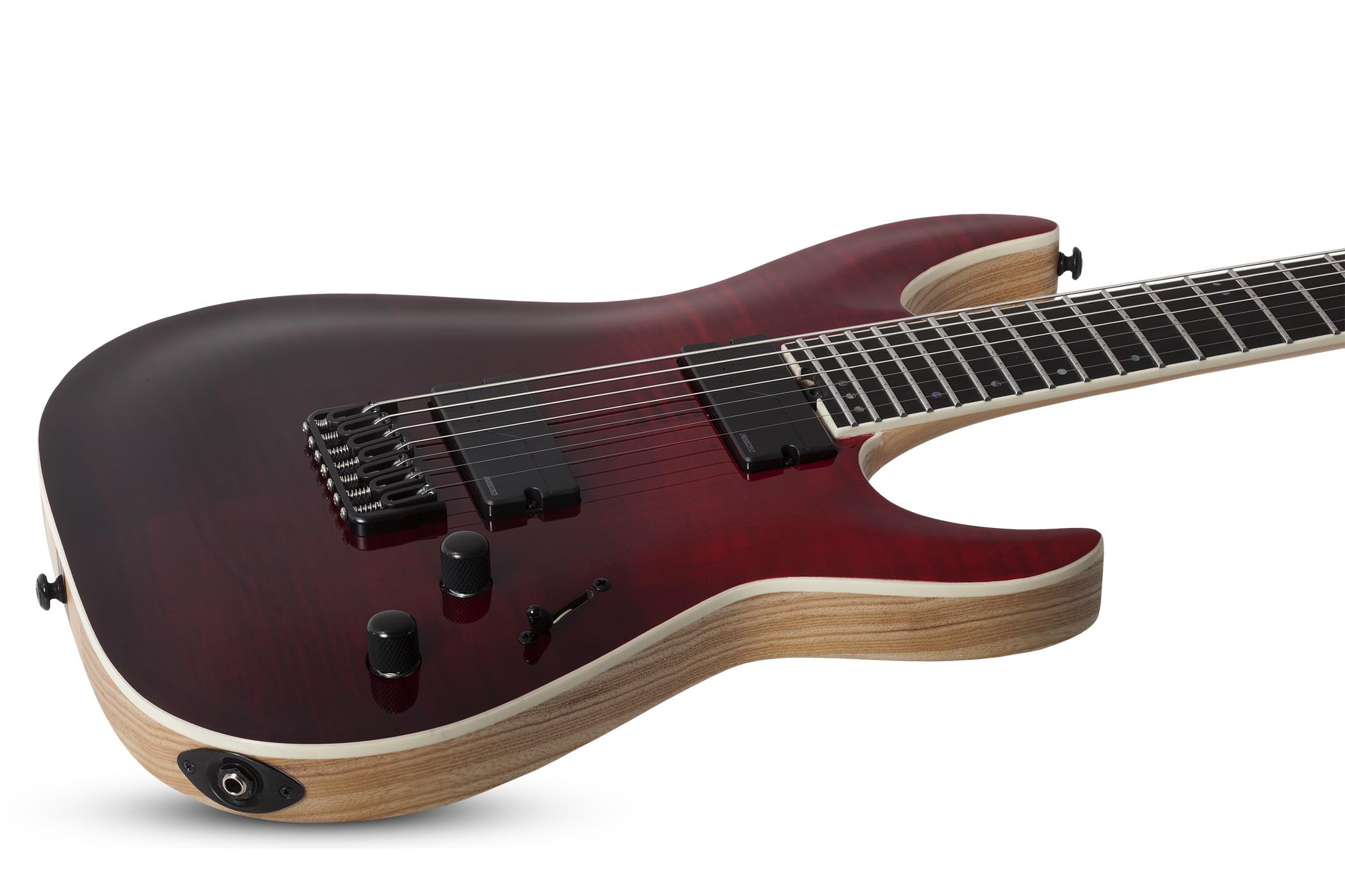 Schecter C-7 SLS Elite 7-String Electric Guitar, Blood Burst