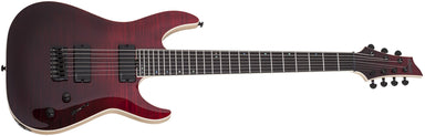 Schecter C-7 SLS Elite 7-String Electric Guitar, Blood Burst 1372-SHC