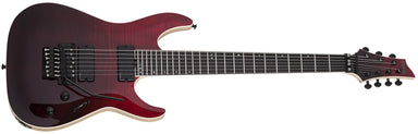 Schecter C-7 FR SLS Elite 7-String Electric Guitar, Blood Burst 1374-SHC