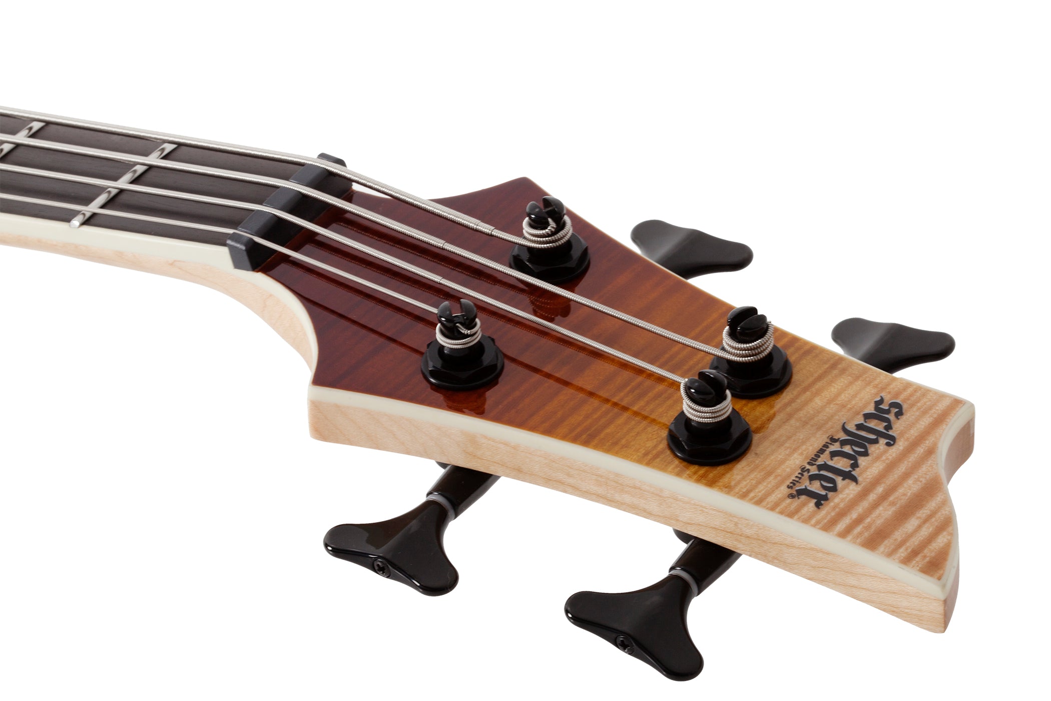 Schecter SLS ELITE 4 string Electric Bass with Maple Top, Swamp Ash Body, Maple Walnut Padauk Neck Antique Fade Burst 1390-SHC