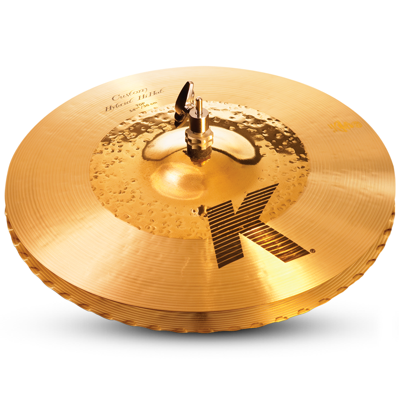 Zildjian K1224 14.25" K Custom Hybrid Hi hats K1224