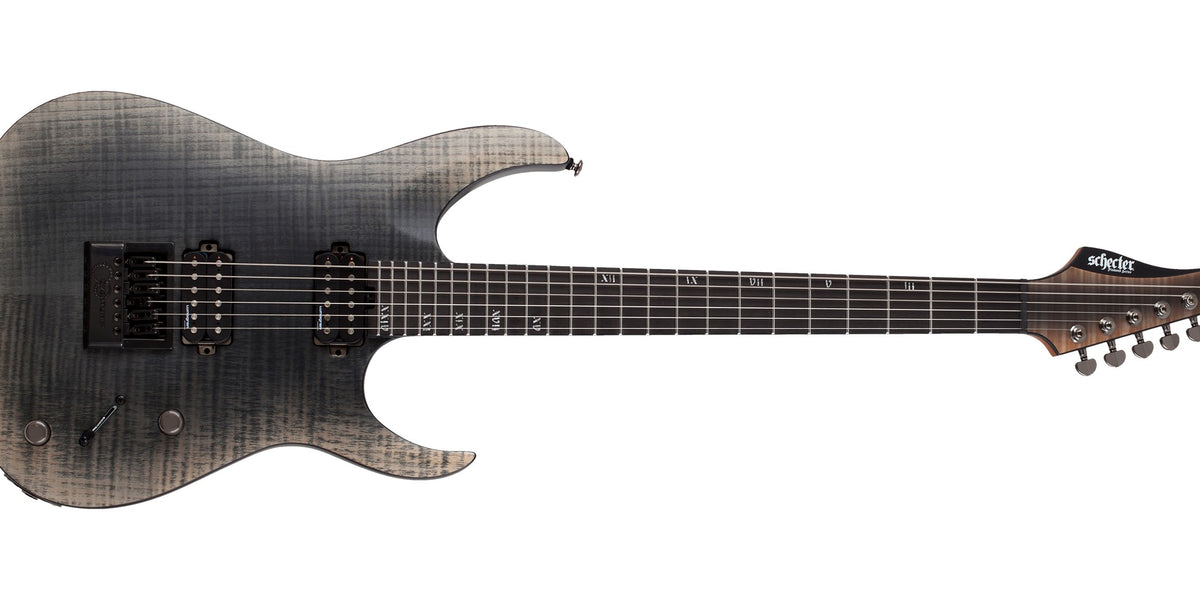 Schecter Banshee Mach-6 6-String Evertune Electric Guitar Fallout Burs