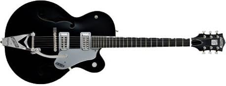 Gretsch G6120SHBKTV Brian Setzer Hot Rod w/ TV Jones Flat Black 2400112806 - L.A. Music - Canada's Favourite Music Store!