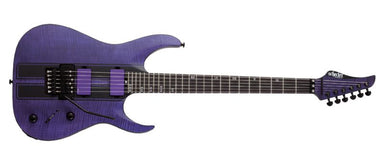 Schecter BANSHEE GT-FR Satin Purple with Racing Stripes 1521-SHC