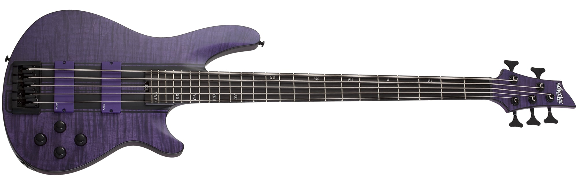 Schecter C-5 GT 5 SRING Electric Bass Satin Trans Purple 1533-SHC