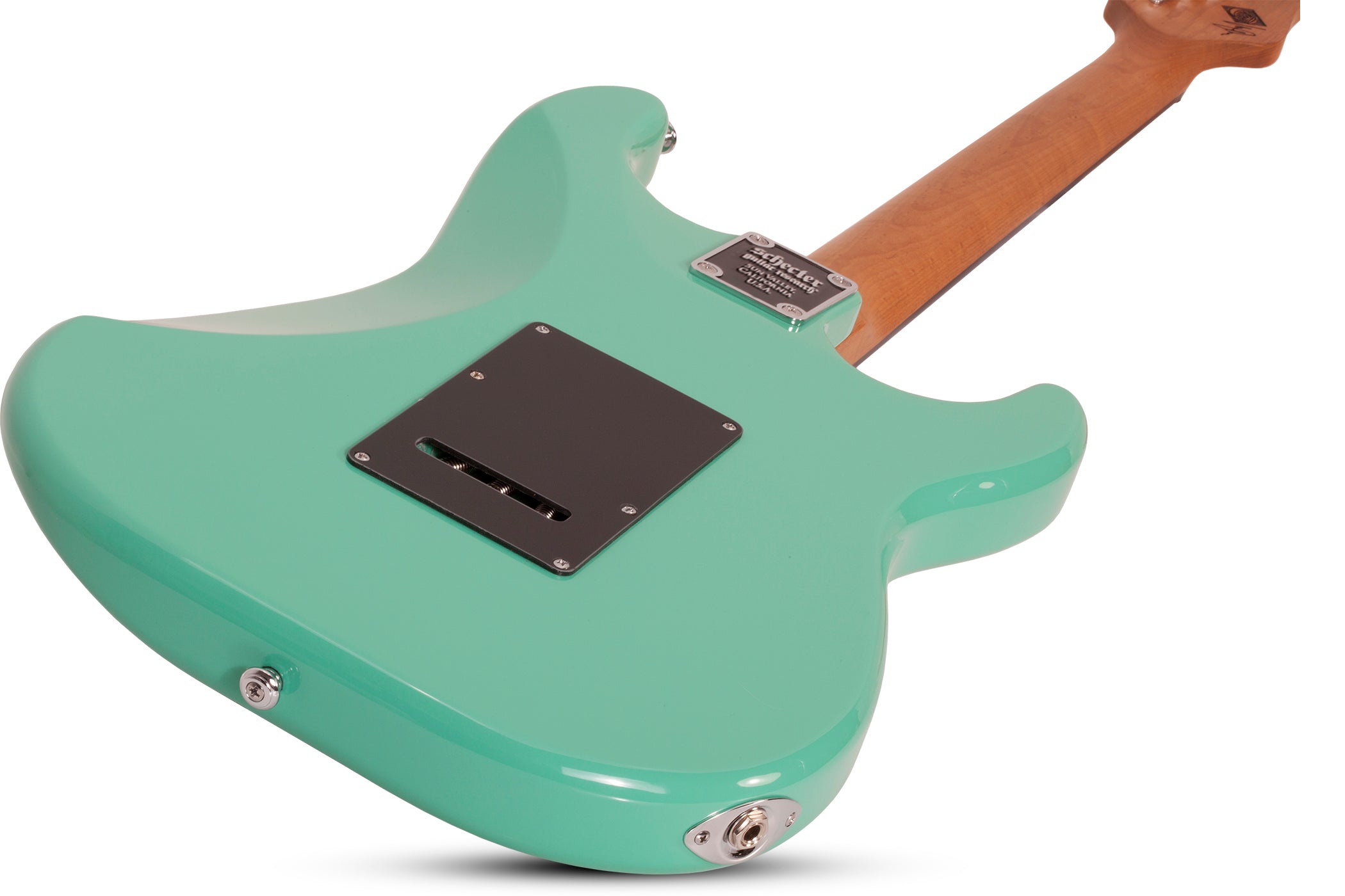 Schecter Nick Johnston TRAD HSS 6 String Left Handed Electric Guitar, Atomic Green 1543-SHC SERIAL NUMBER IW24070018 - 8.4 LBS