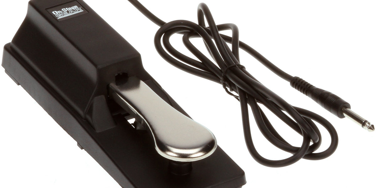 On stage clearance gear sustain pedal