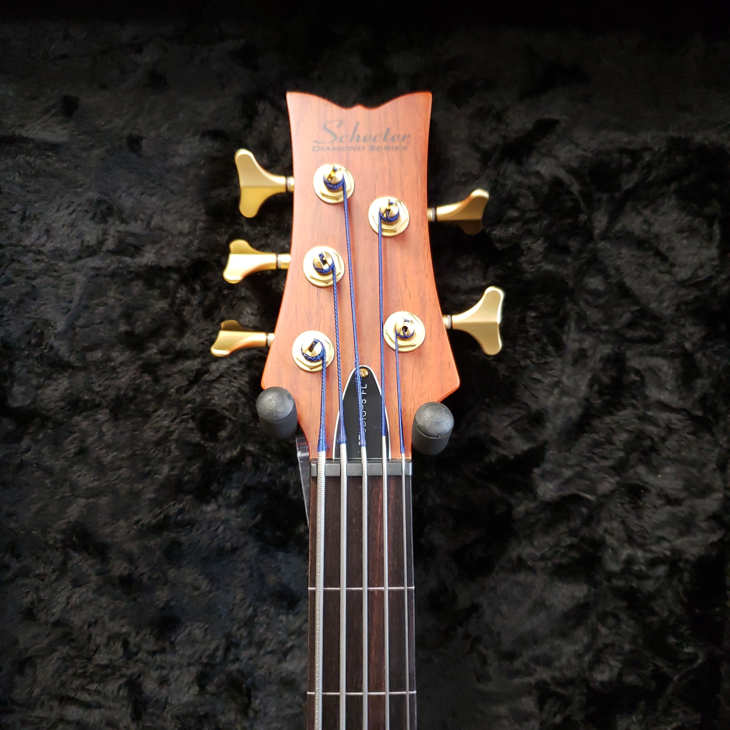 Schecter STILETTO-STU-5-FL-HSN Fretless Honey Satin 5 String Bass 2770-SHC