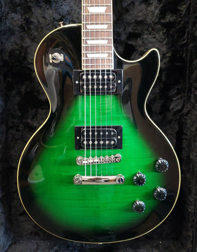 Epiphone Inspired by Gibson Slash Les Paul Anaconda Burst with Custom HardShell Case EILPSLASHABNH