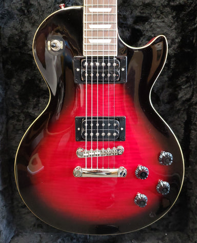 Epiphone Inspired by Gibson Slash Les Paul Vermillion Burst with Custom HardShell Case EILPSLASHVMNH