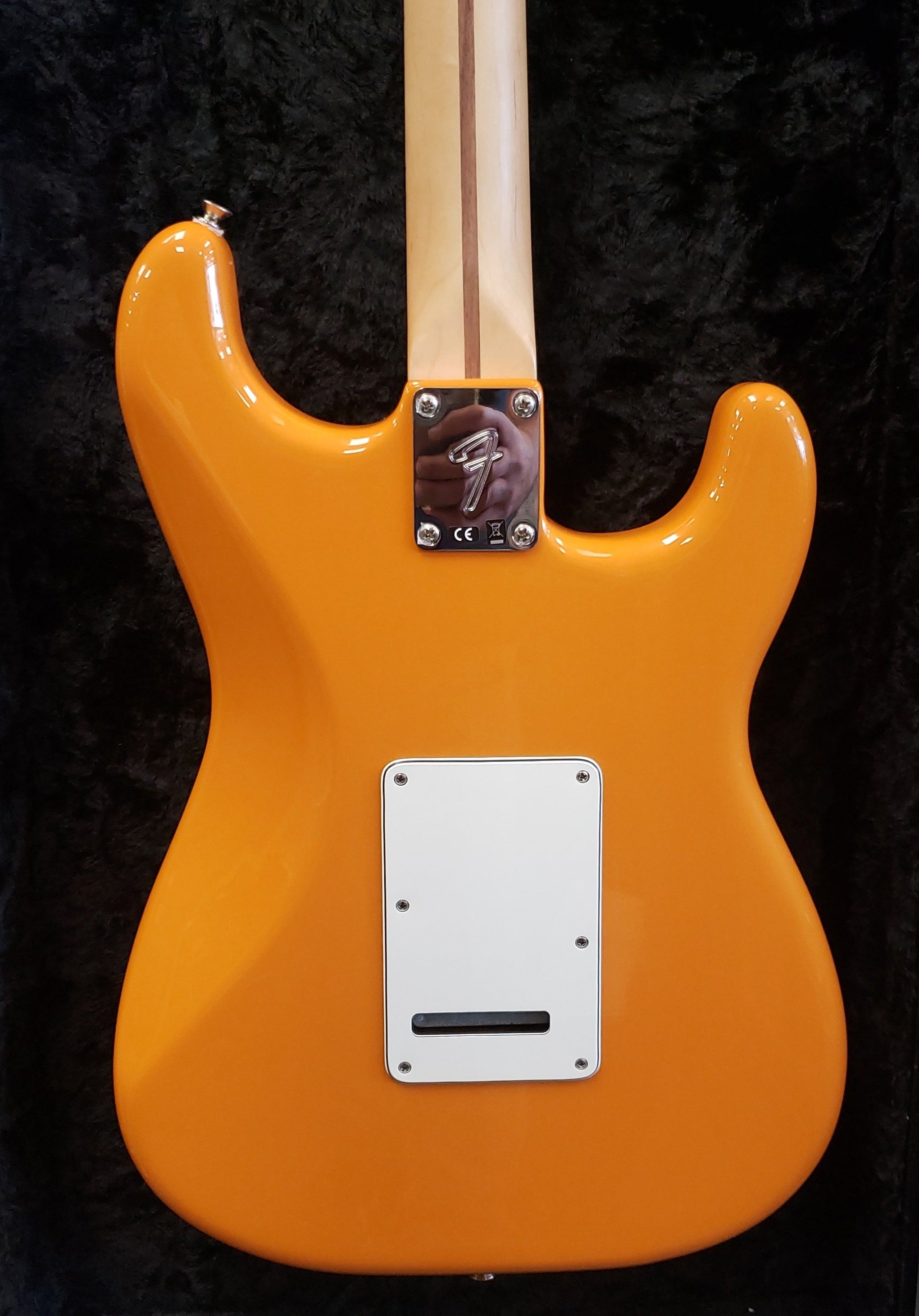 Fender Player Stratocaster Left Handed Capri Orange F-0144512582 FLOOR MODEL-SMALL DING SERIAL NUMBER MX20165012 - 7.6 LBS