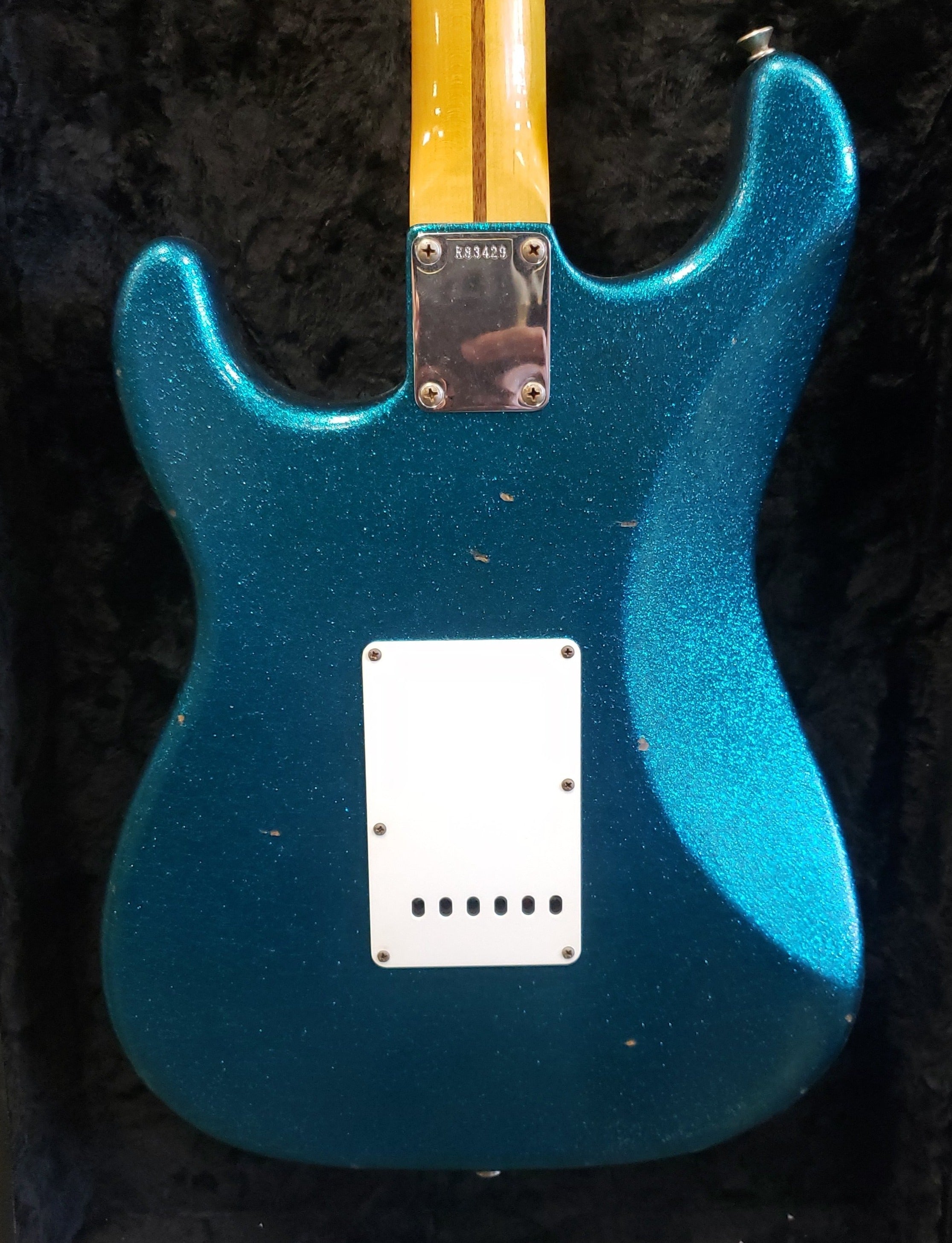 Fender Custom Shop 1957 Stratocaster Journeyman Relic Aged Blue Sparkle 9230010813 - Serial Number - R83429 - 7.4 LBS