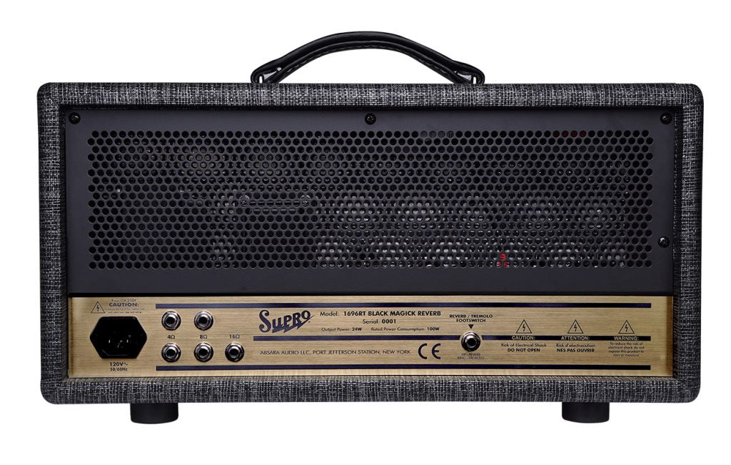 Supro Black Magick Reverb Head 25 Watt 1696RTH L.A. Music