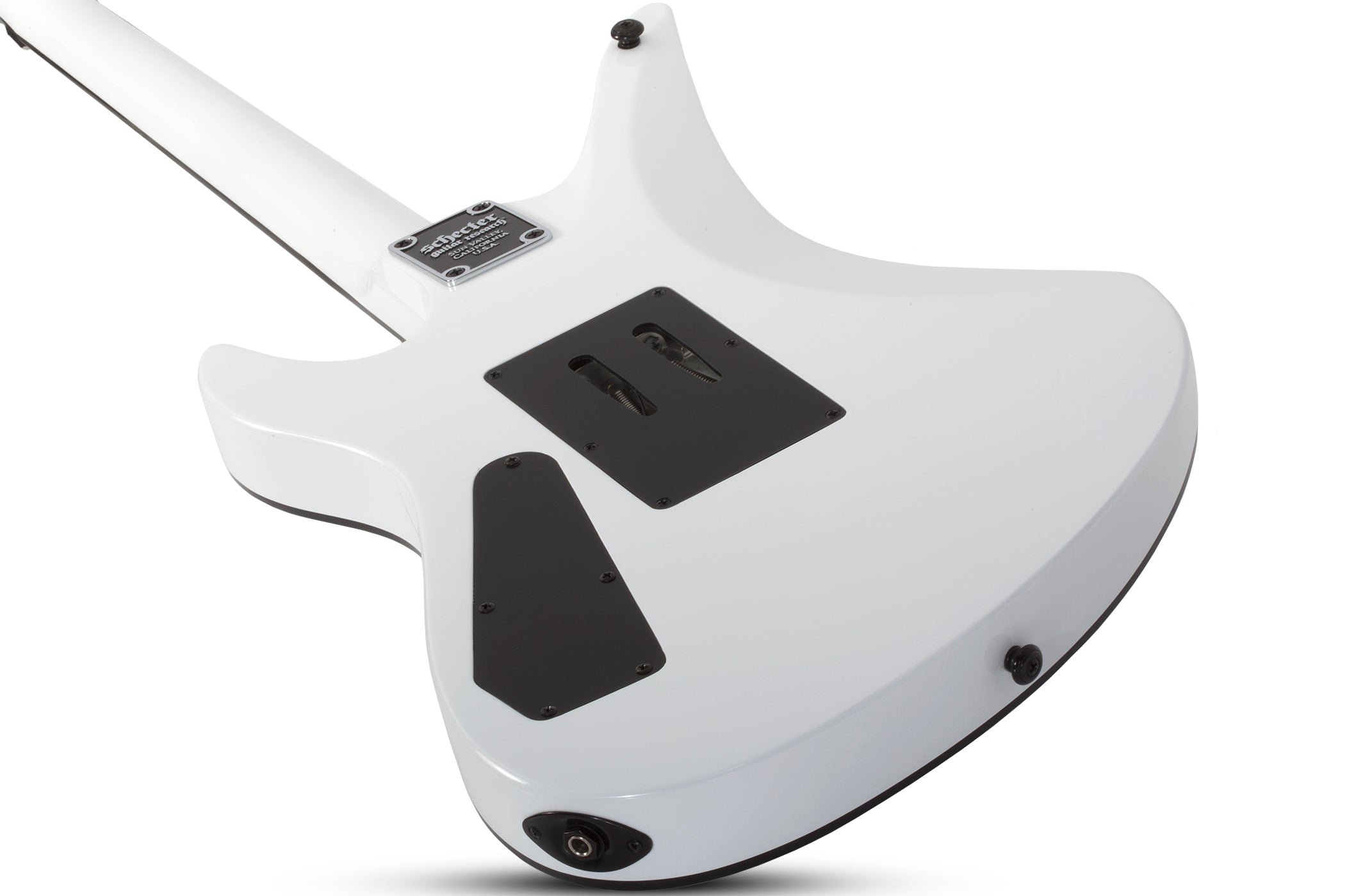 Schecter Synyster Standard Electric Guitar Gloss White with Black Pinstripes 1746-SHC