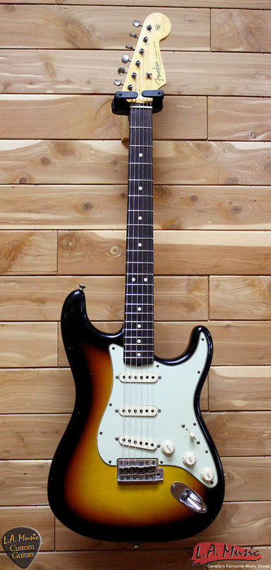 Fender Custom Shop 1963 Stratocaster Journeyman Relic Rosewood - 3-Tone Sunburst - 9230020800 - Serial Number - R83336 - L.A. Music - Canada's Favourite Music Store!