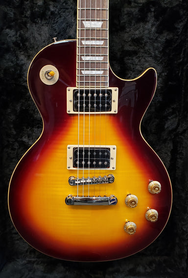 Epiphone Inspired by Gibson Slash Les Paul November Burst with Custom HardShell Case EILPSLASHNVNH